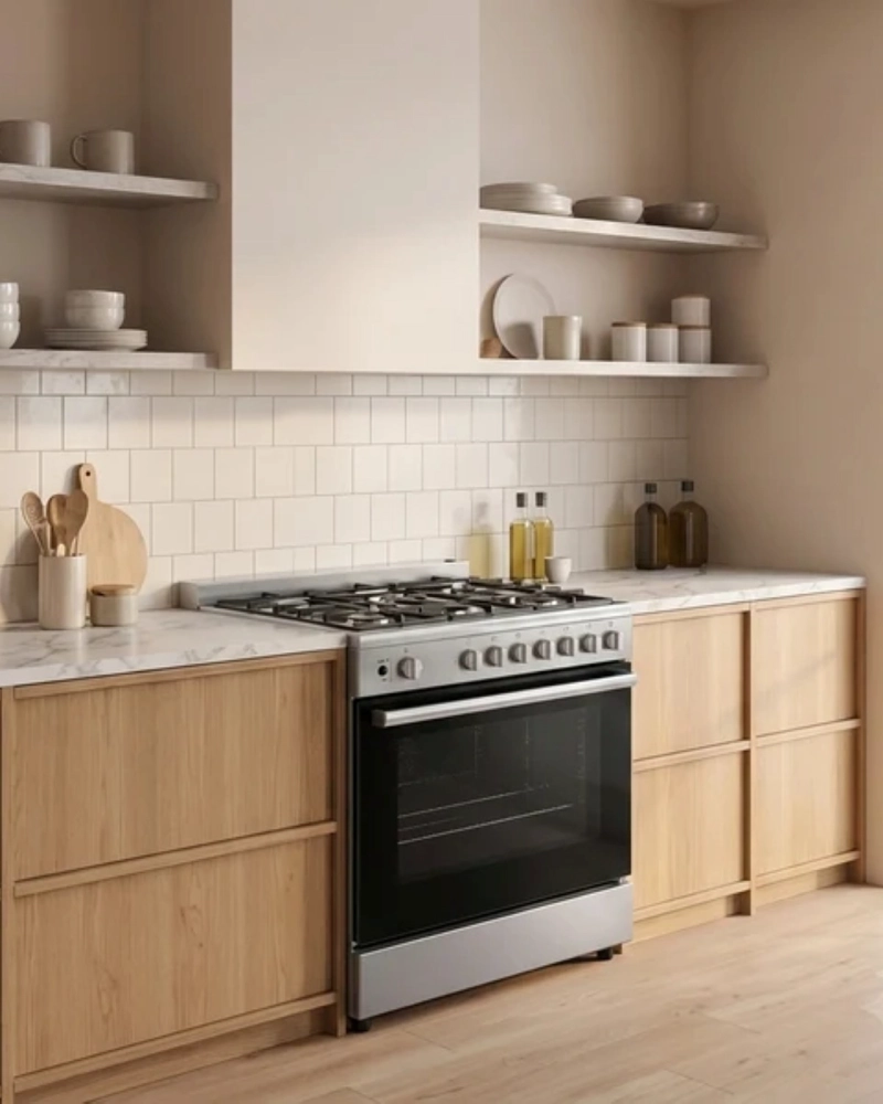 COCINA A GAS LICUADO FREESTANDING VULCANO 5 QUEMADORES FDV - 3