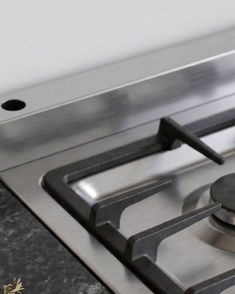 COCINA A GAS LICUADO FREESTANDING VULCANO 5 QUEMADORES FDV - 8