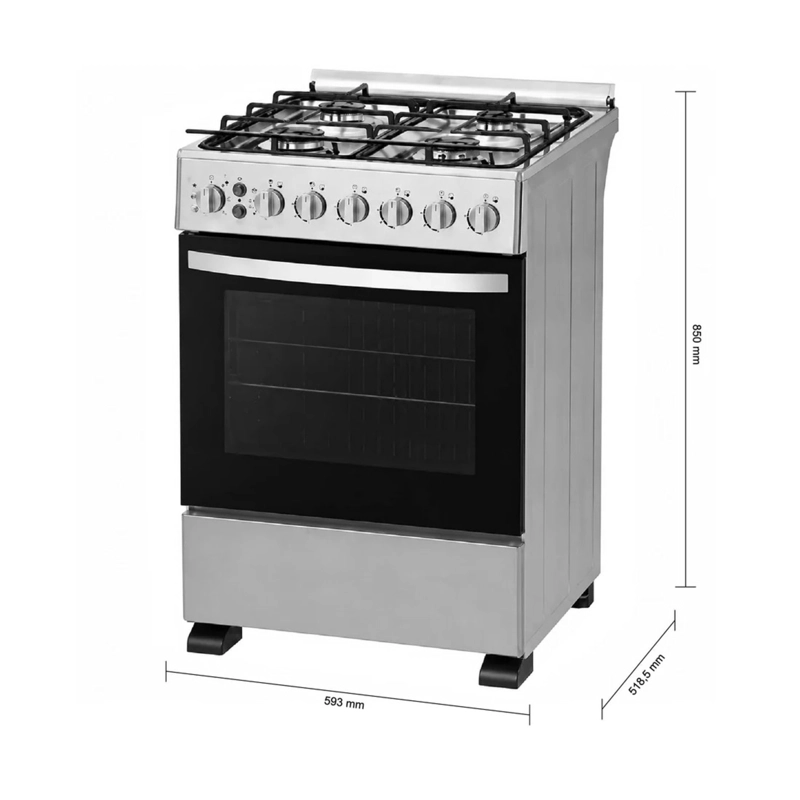 COCINA A GAS FS VULCANO 4 QUEMADORES FDV - 3