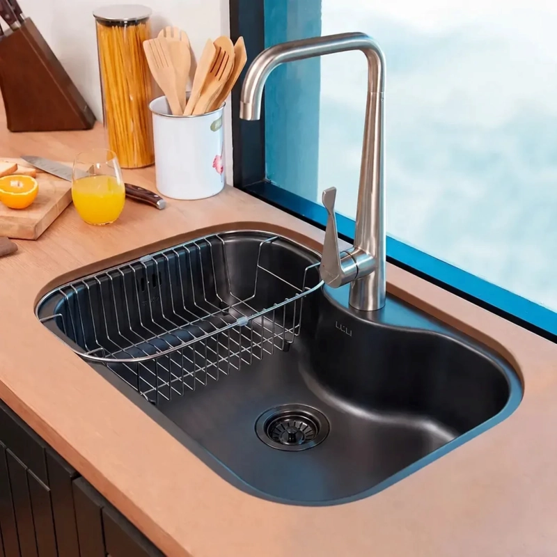 LAVAPLATOS BAJO CUBIERTA ACERO INOX AQUA NANO BLACK FDV - 2