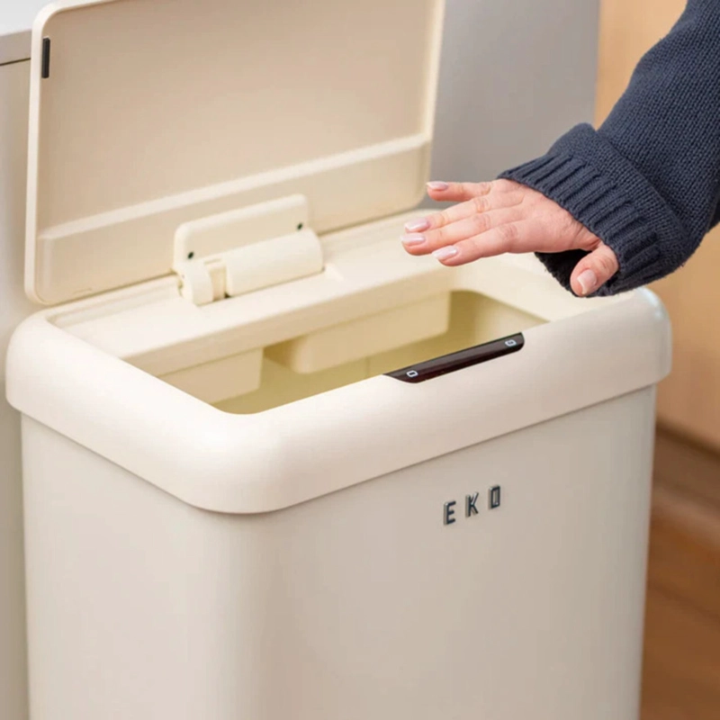 BASURERO VINTAGE 2 RECIPIENTES 32L +18L SENSOR BIN EKO - 7
