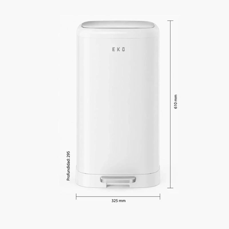 BASURERO PAÑALES ANTI OLOR 30L EKO - 4