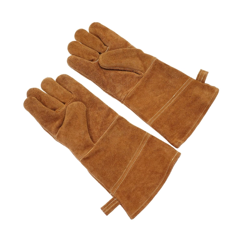 GUANTES DE CUERO PARA PARRILLA SIMPLE COOK - 4