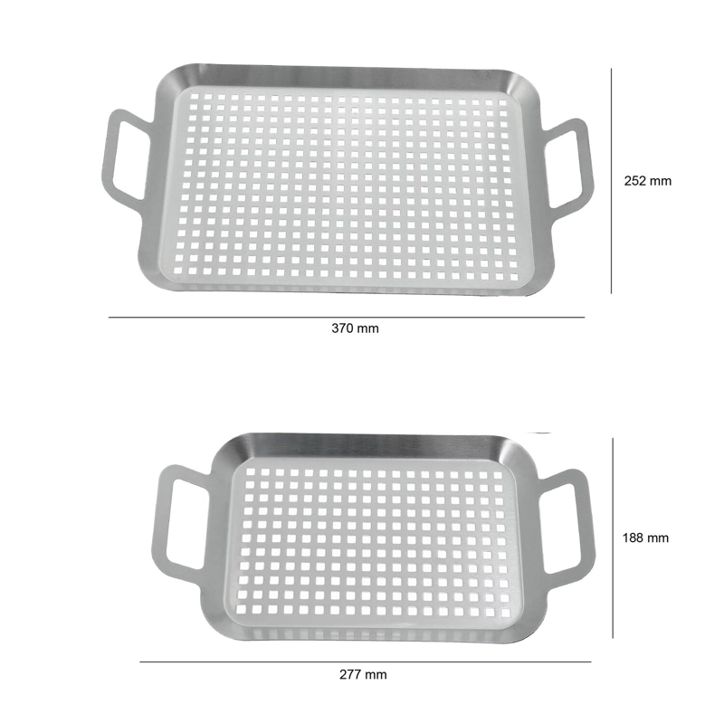 SET PLANCHA DE VERDURAS PARA PARRILLA SIMPLE COOK - 3