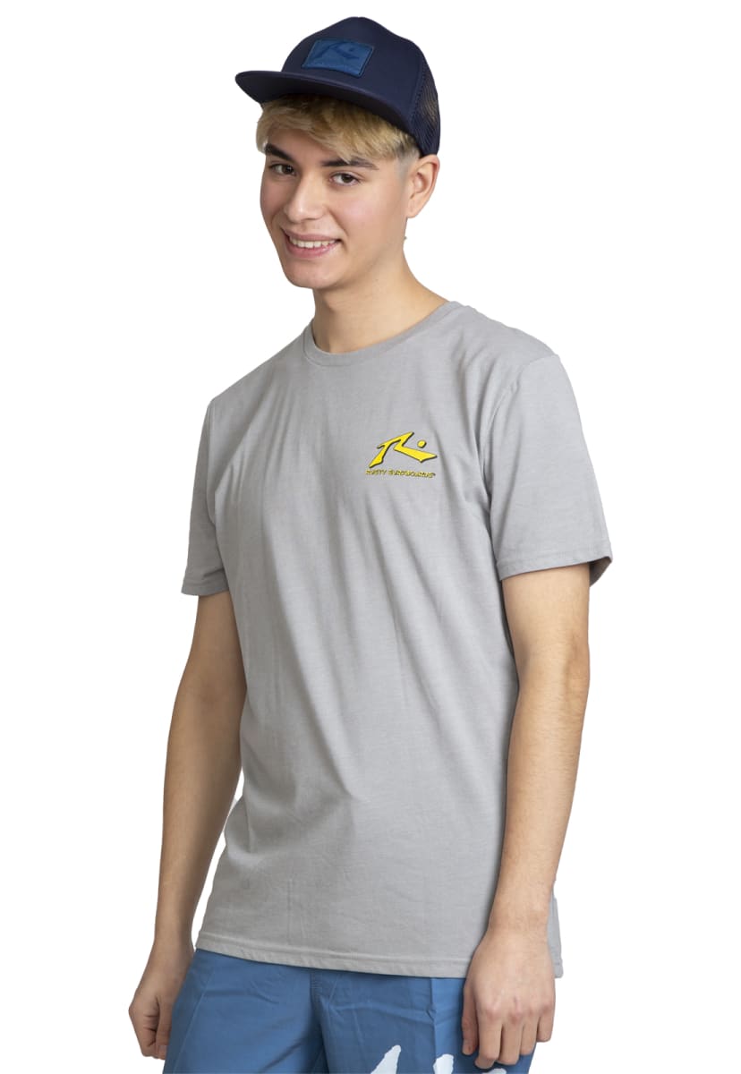 POLERA RUSTY HOMBRE GROUNDNUT GRIS - 1