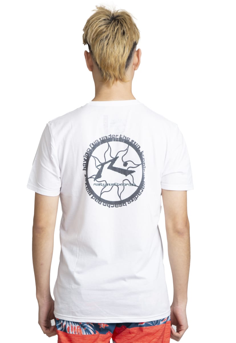 POLERA RUSTY HOMBRE ILAMA BLANCO - 2