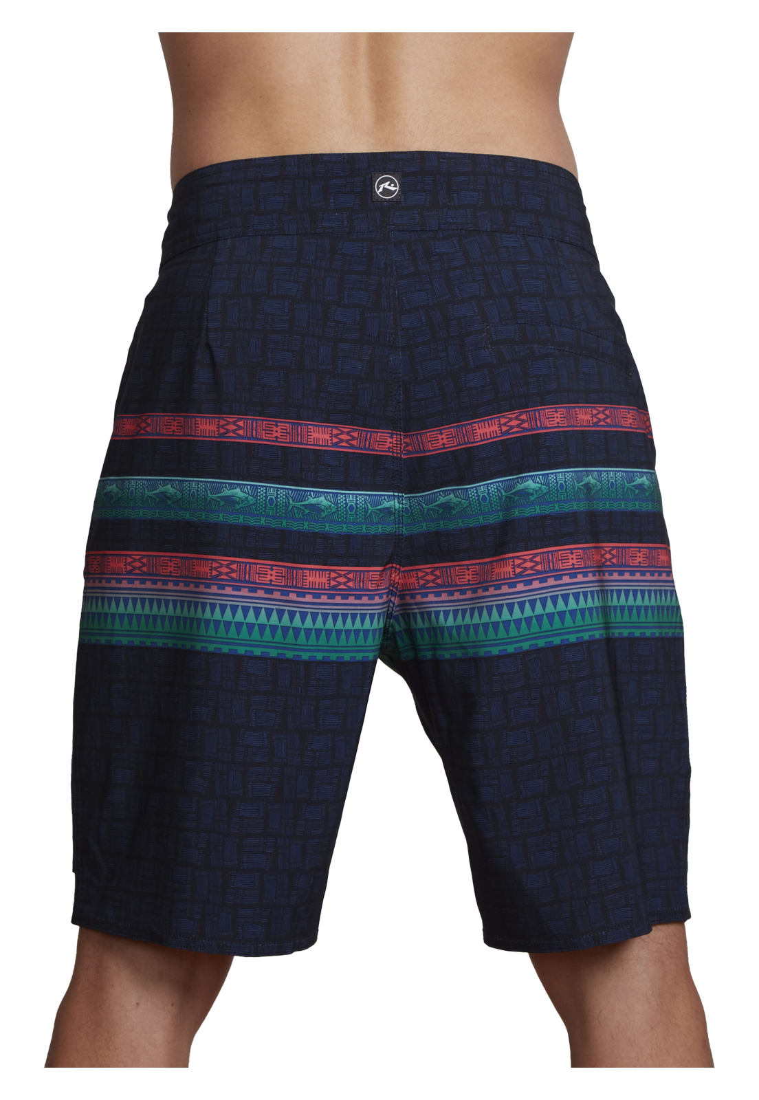 BOARDSHORT RUSTY HOMBRE LANZI AZUL MARINO - 2