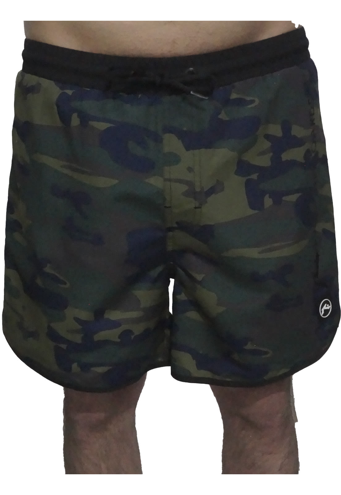 BOARDSHORT TRUNK RUSTY HOMBRE KAMPONG MILITAR - 1