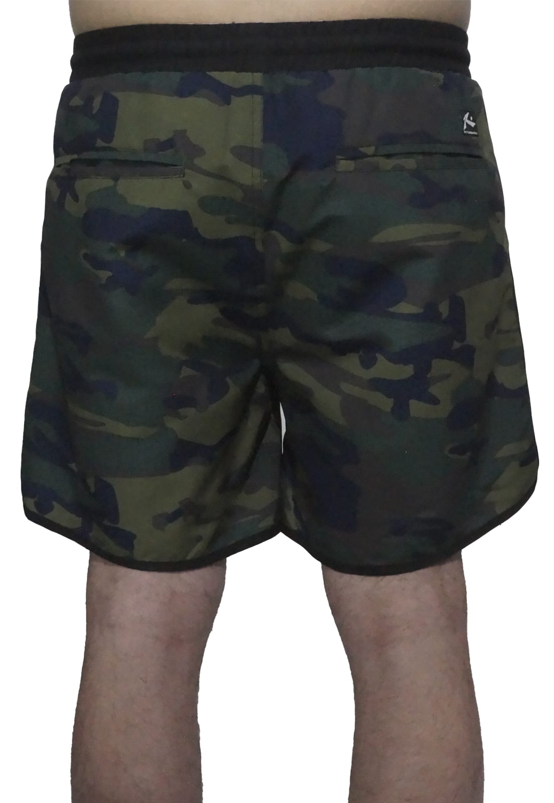 BOARDSHORT TRUNK RUSTY HOMBRE KAMPONG MILITAR - 2