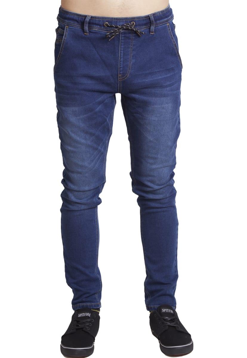 JOGGER JEANS RUSTY HOMBRE HALLBERG DENIM OSCURO - 1