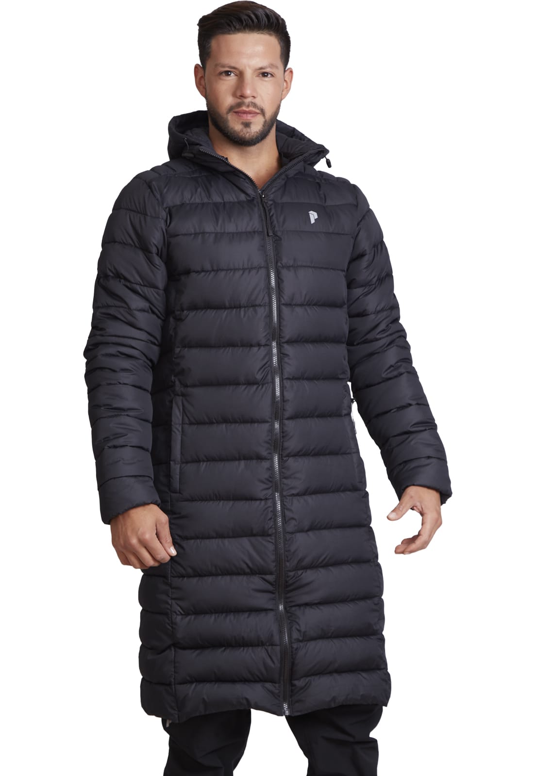 PARKA LARGA PEAKPERFORMANCE HOMBRE SAFFRAN NEGRO - 1
