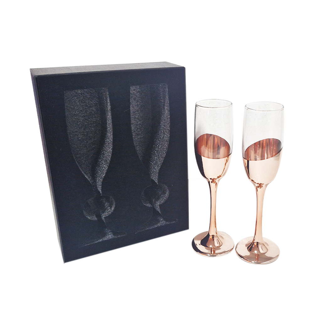 SET 2 COPAS ESPUMANTES EMBER 190ML DELUXE - 4