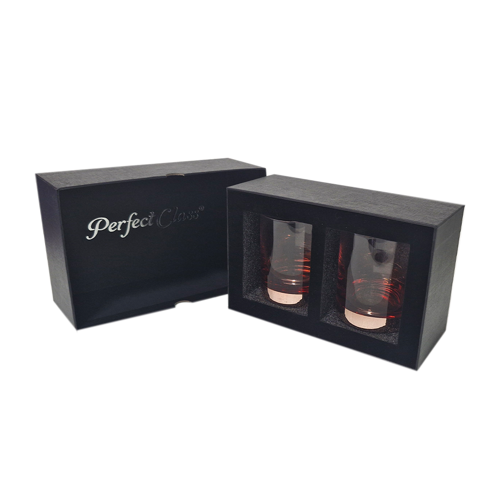 SET 2 VASOS WHISKY EMBER 350ML DELUXE - 4