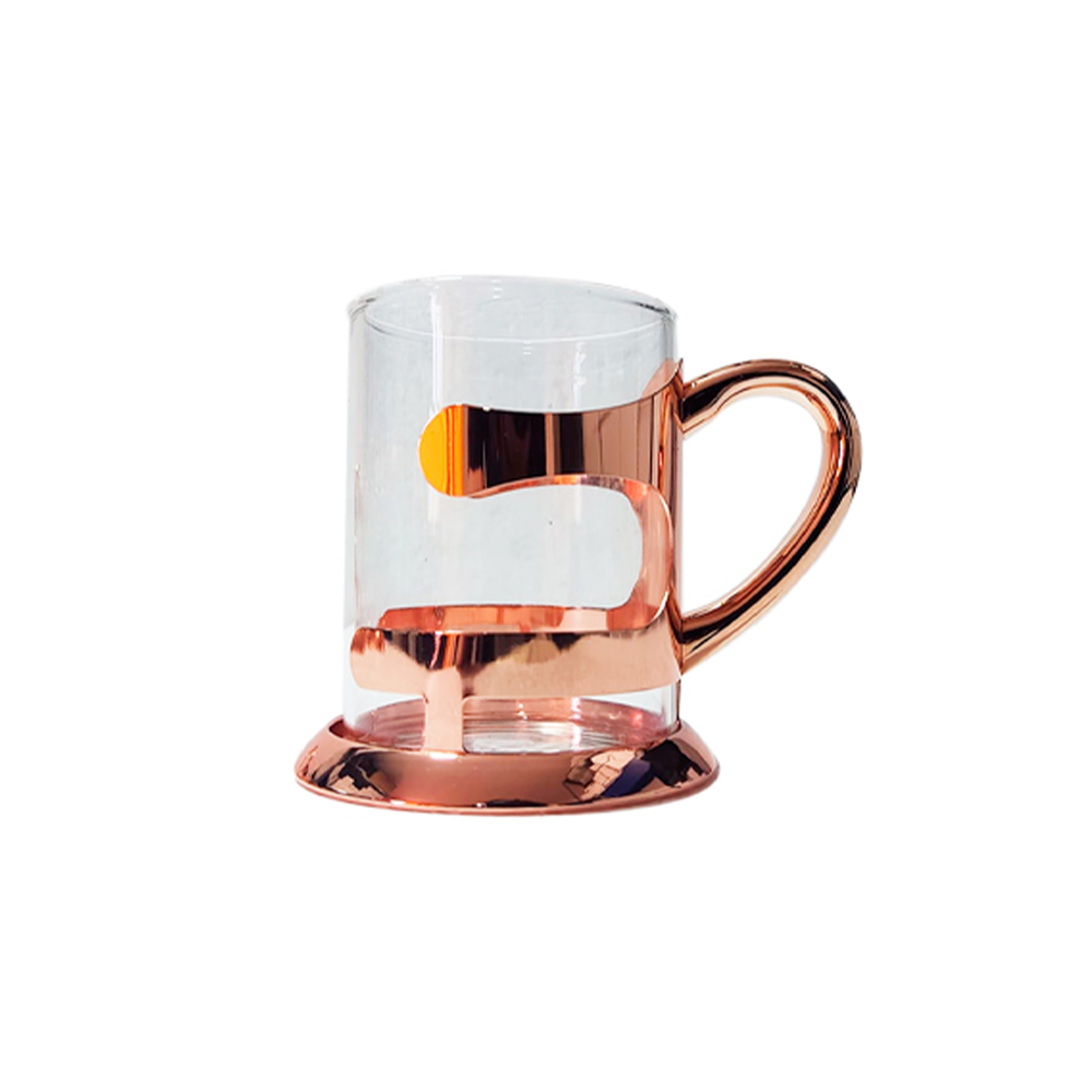 SET 6 TAZAS DE CAFÉ COBRIZADOS PERFECT CLASS - 1