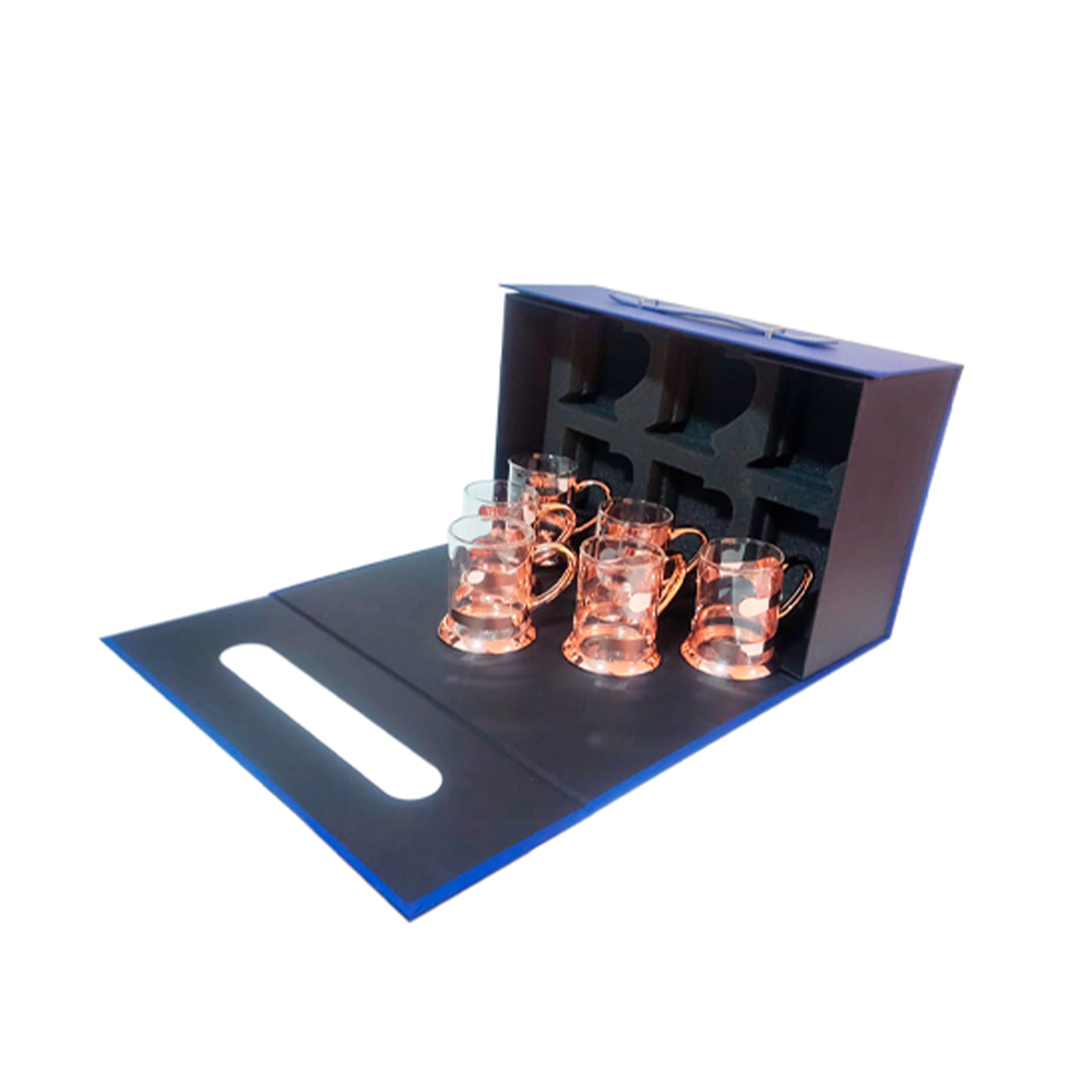 SET 6 TAZAS DE CAFÉ COBRIZADOS PERFECT CLASS - 4