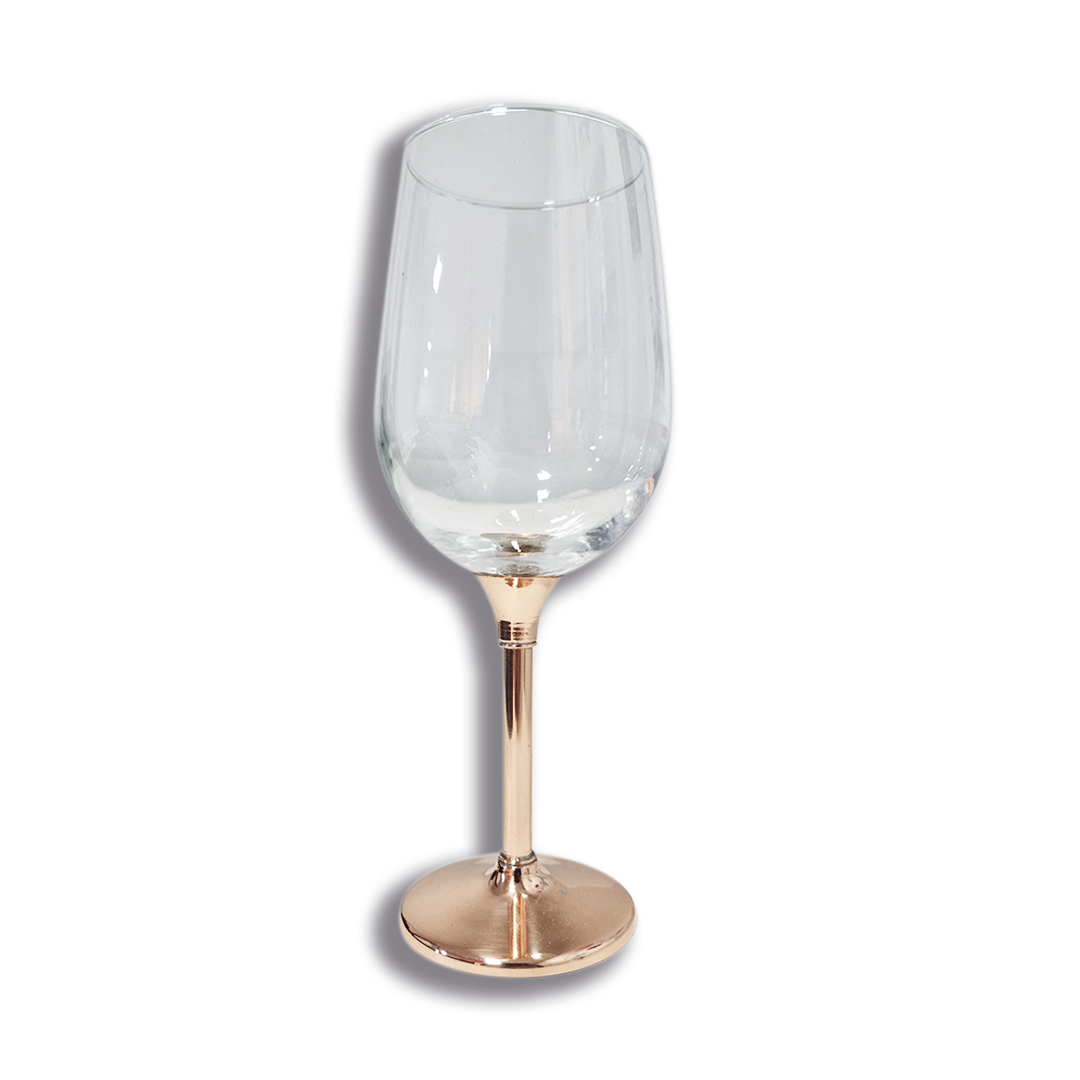 SET 2 COPAS VINO ALTA CON PIE DE COBRE PERFECT CLASS - 3