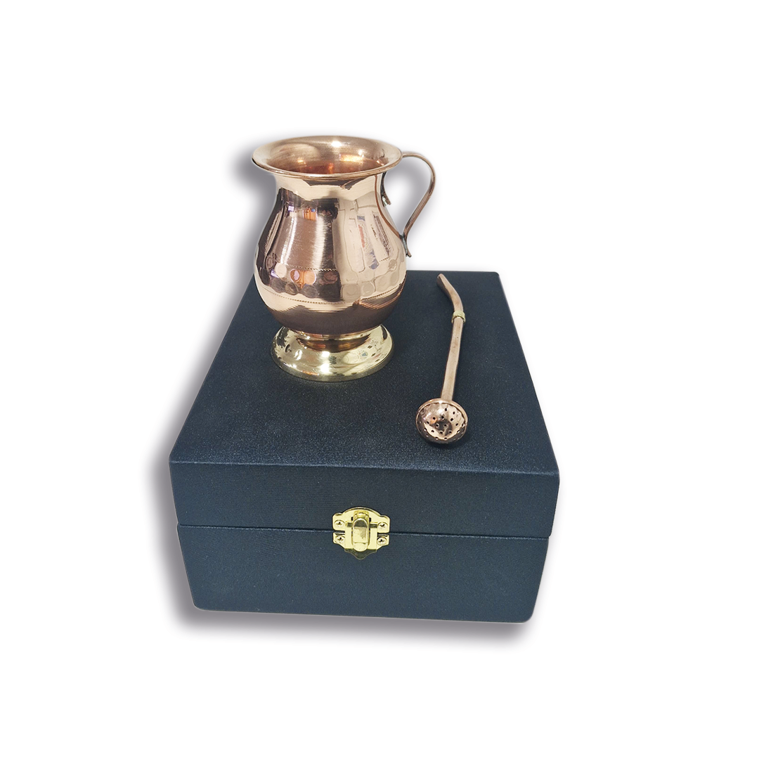 MATE DE COBRE CON BOMBILLA PERFECT CLASS - 5