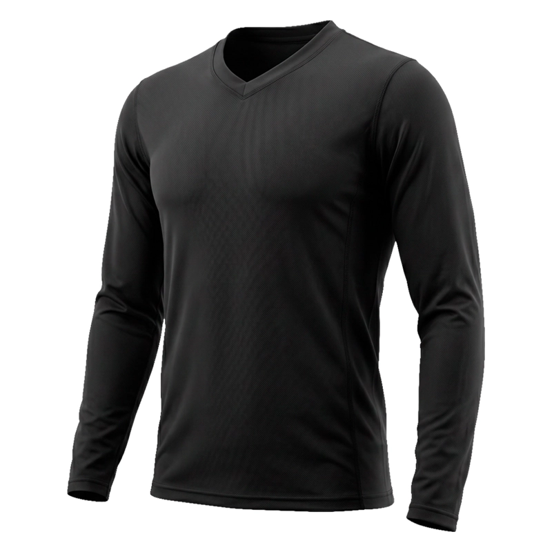CONJUNTO HOMBRE HARDWORK PRIMERA CAPA DE POLYESTER COOL DRY HW NEGRO - 1