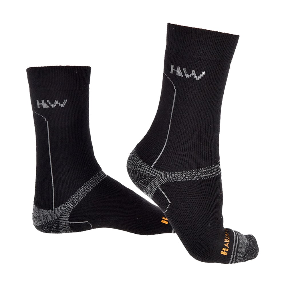 CALCETÍN UNISEX HARDWORK ANTIBACTERIANO 35% LANA - 1