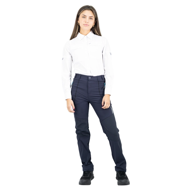 PANTALON HW MUJER HARDWORK AZUL OSCURO NAHUEL - 5