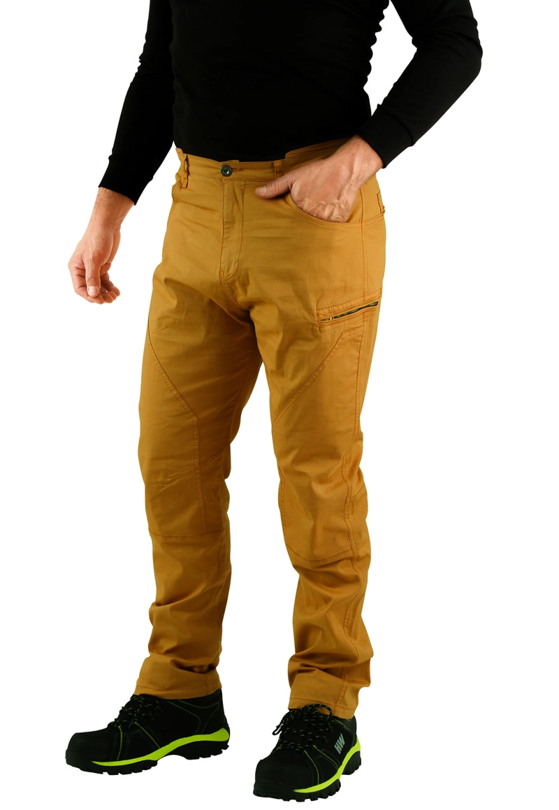 PANTALON HW RANGI HOMBRE MUSTARD - 3