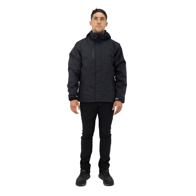 PARKA DESMONTABLE HW RENO 3 EN 1 NEGRO - 2