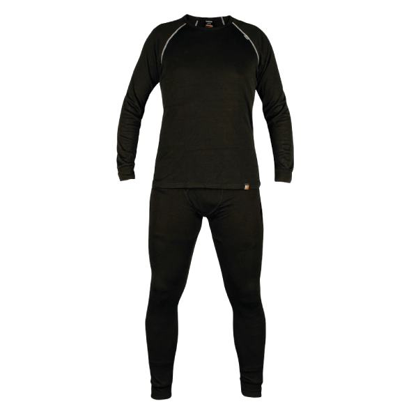 CONJUNTO HOMBRE HARDWORK PRIMERA CAPA DE POLIPROPILENO HW HD1 NEGRO - 1