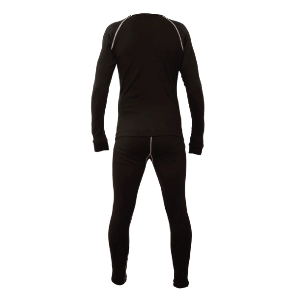 CONJUNTO HOMBRE HARDWORK PRIMERA CAPA DE POLIPROPILENO HW HD1 NEGRO - 2