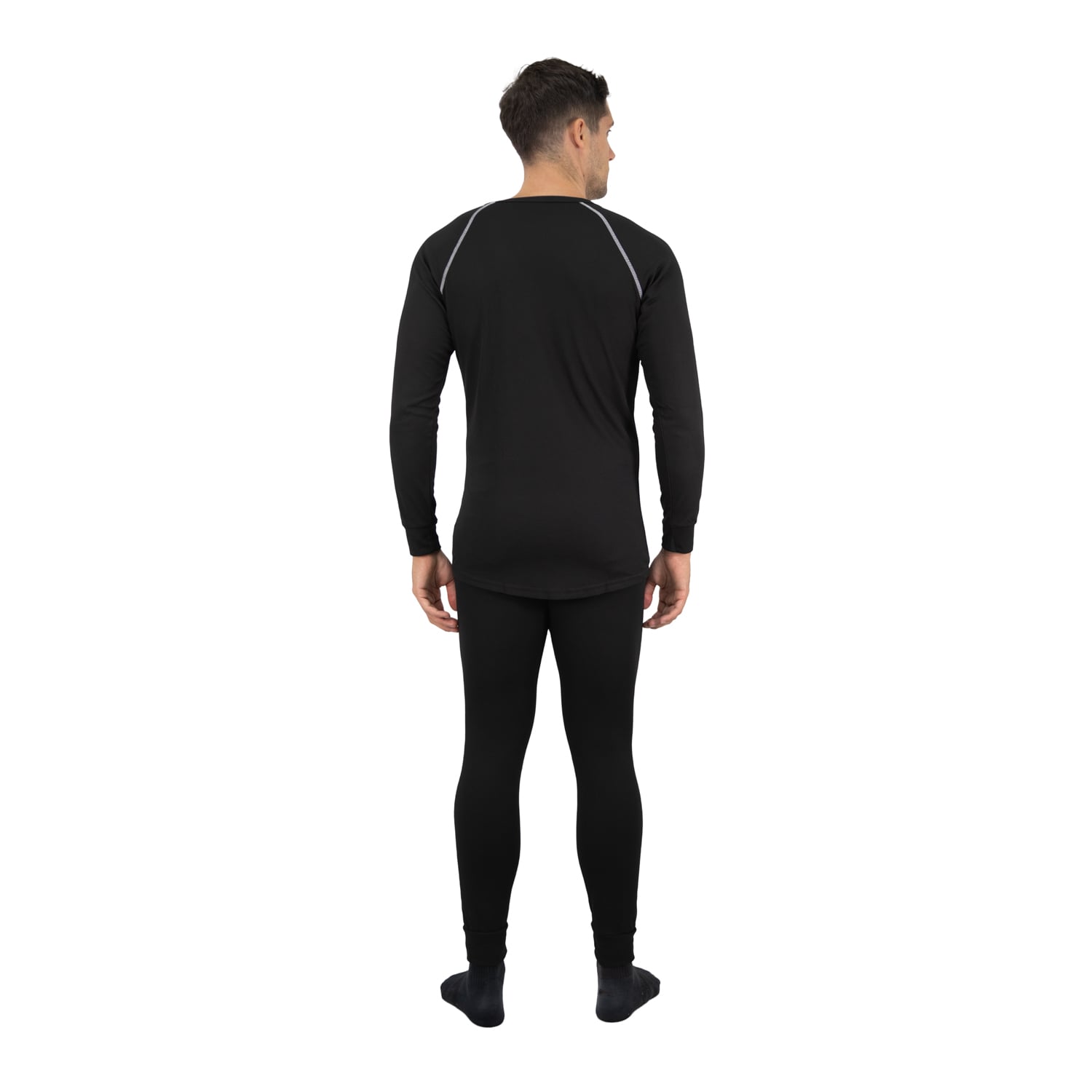 CONJUNTO HOMBRE HARDWORK PRIMERA CAPA DE POLIPROPILENO HW HD1 NEGRO - 4