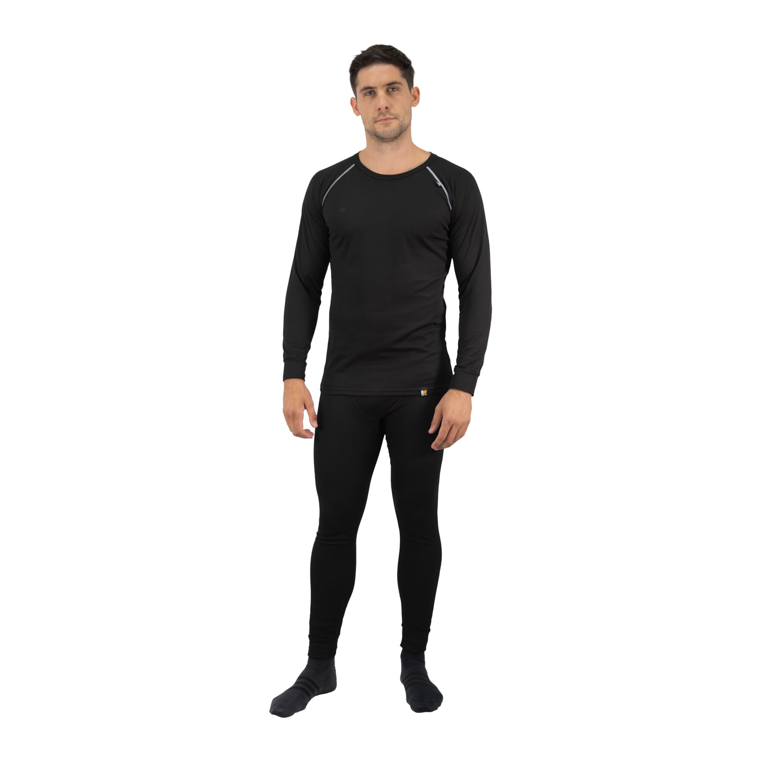 CONJUNTO HOMBRE HARDWORK PRIMERA CAPA DE POLIPROPILENO HW HD1 NEGRO - 5