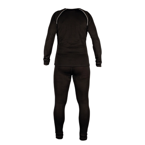 CONJUNTO HOMBRE HARDWORK PRIMERA CAPA DE POLIPROPILENO HW LFA NEGRO - 2