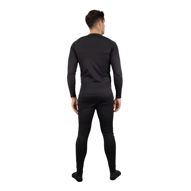 CONJUNTO HOMBRE HARDWORK PRIMERA CAPA DE POLIPROPILENO HW LFA NEGRO - 4