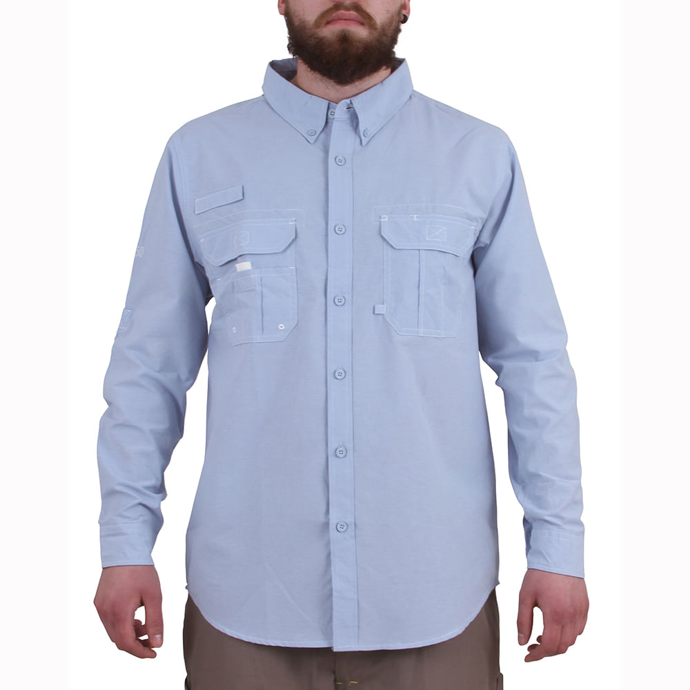 CAMISA HW DUCK DRY CELESTE - 2