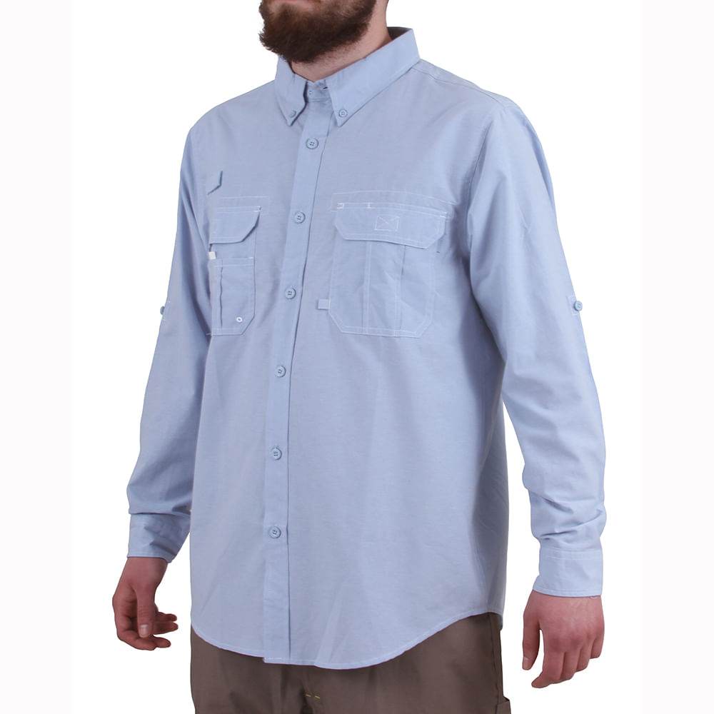 CAMISA HW DUCK DRY CELESTE - 3