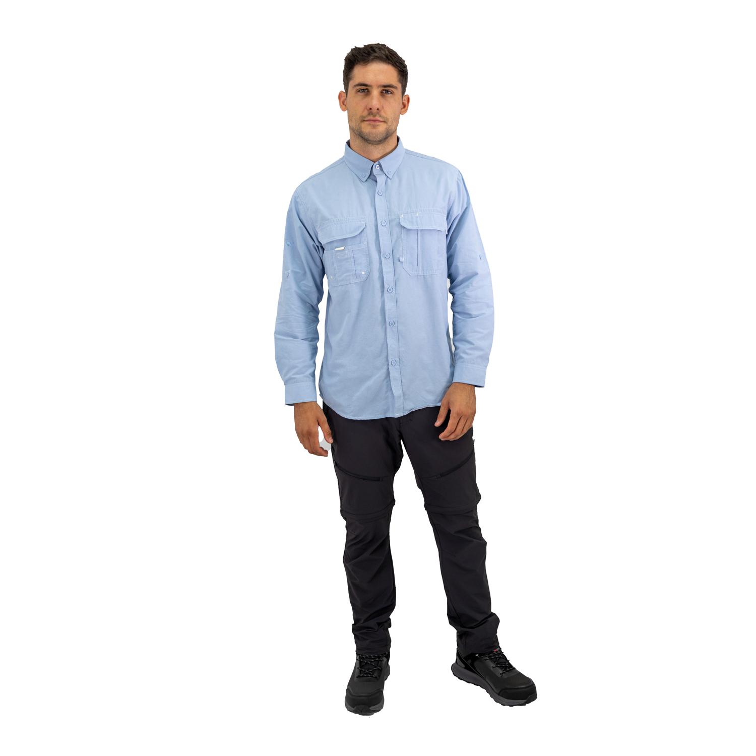 CAMISA HW DUCK DRY CELESTE - 5