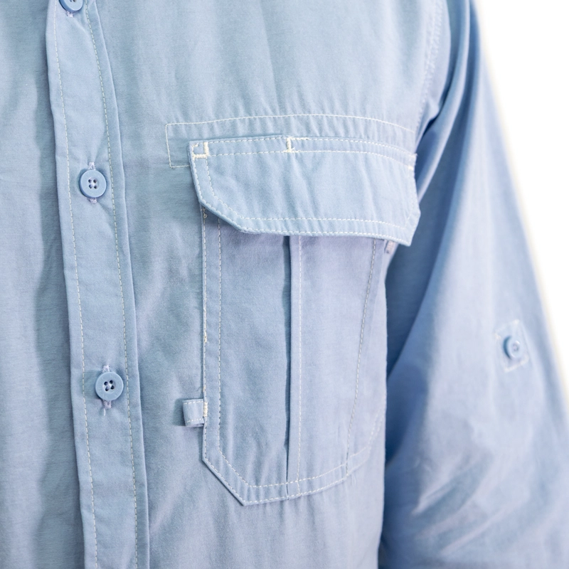CAMISA HW DUCK DRY CELESTE - 6