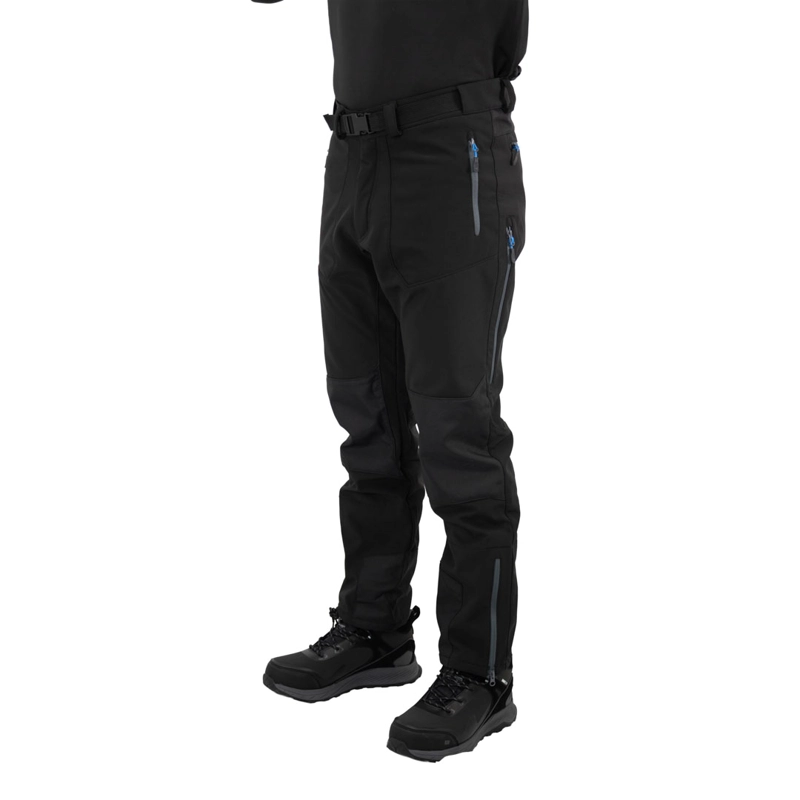 PANTALÓN HW HOMBRE HARDWORK NEGRO/AZUL SOFTSHELL WOLVERINE ANTIÁCIDO - 3