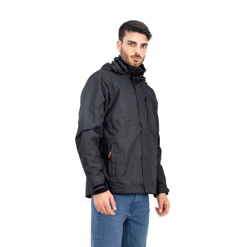 QUEBEC PARKA DESMONTABLE QUEBEC OTTAWA 3 EN 1 NEGRO