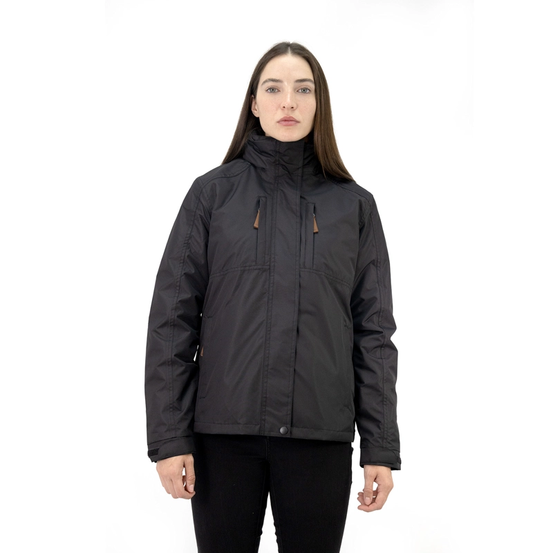 PARKA DESMONTABLE QUEBEC OTTAWA 3 EN 1 NEGRO MUJER - 1