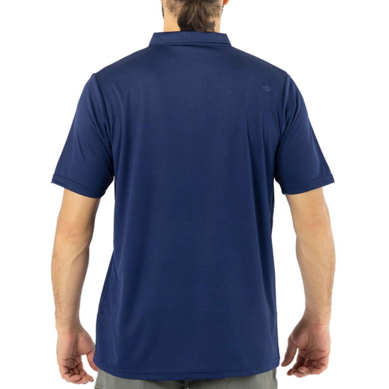 POLERA COOLDRY QUEBEC MANGA CORTA AZUL - 2