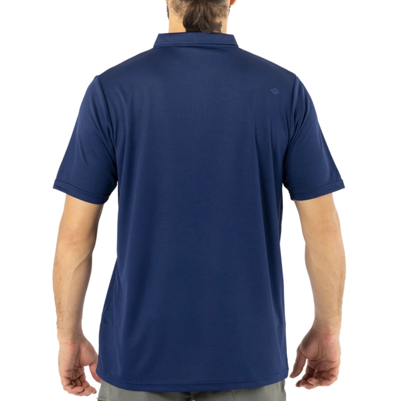 POLERA COOLDRY QUEBEC MANGA CORTA AZUL - 2