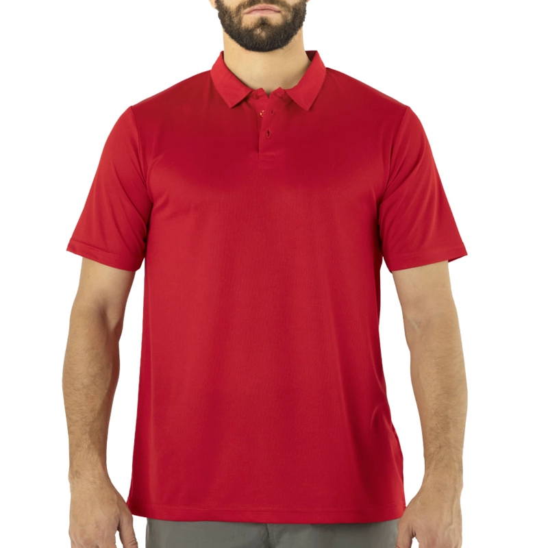 POLERA COOLDRY QUEBEC MANGA CORTA ROJO - 1
