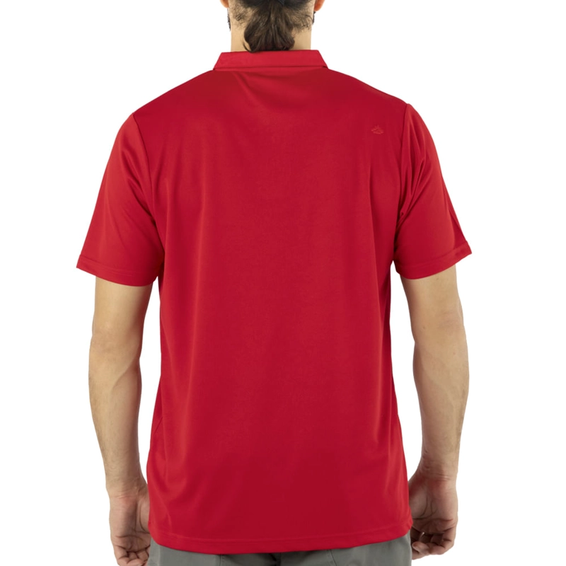 POLERA COOLDRY QUEBEC MANGA CORTA ROJO - 2