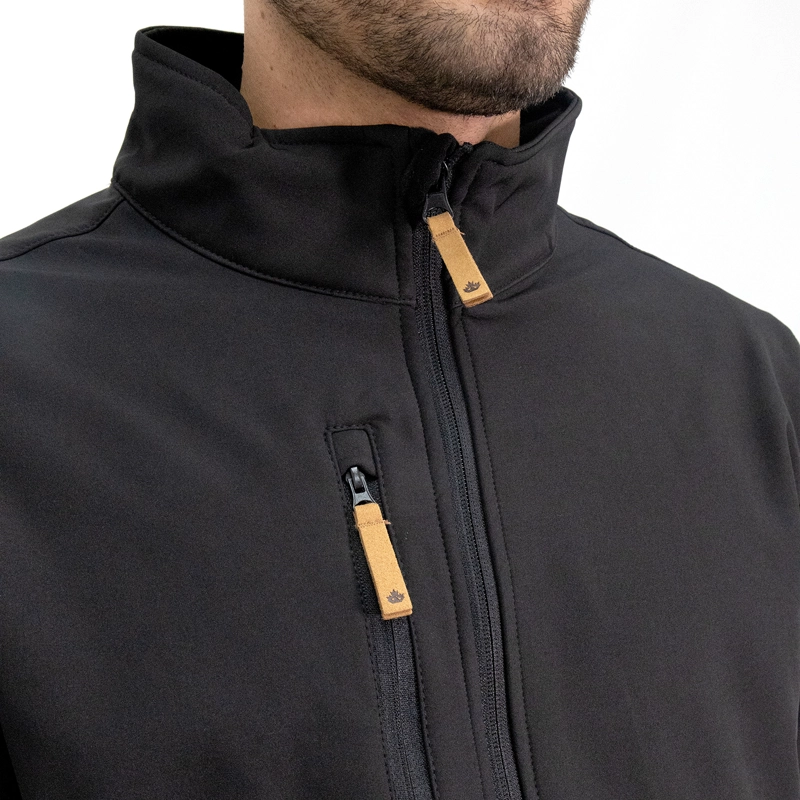 SOFTSHELL QUEBEC LOBO NEGRO HOMBRE - 5