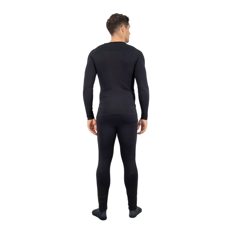 CONJUNTO HOMBRE HARDWORK PRIMERA CAPA HW PATAGONIA SPANDEX NEGRO - 4
