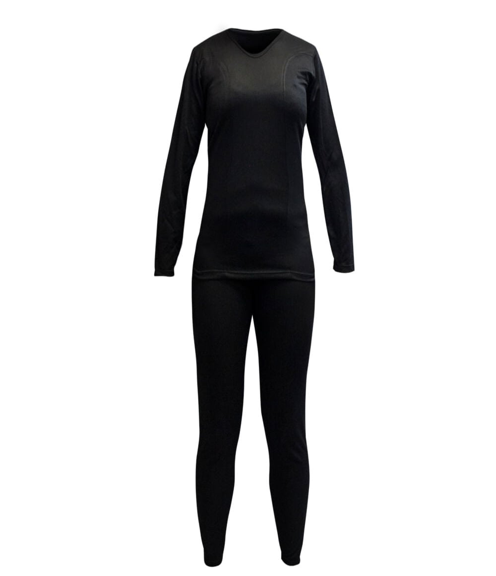 CONJUNTO PRIMERA CAPA HW POLIESTER COOLDRY MUJER BLACK - 1