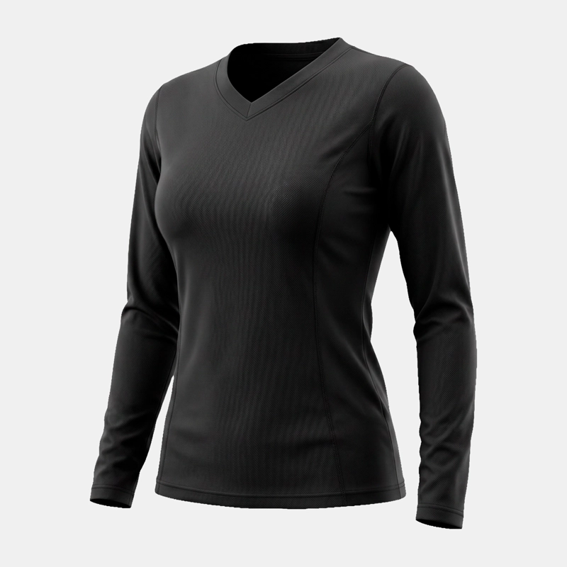 CONJUNTO PRIMERA CAPA HW POLIESTER COOLDRY MUJER BLACK - 2