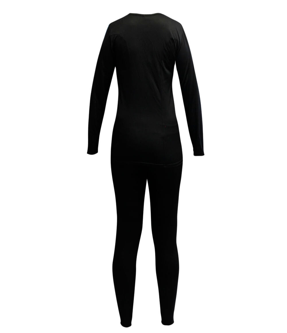 CONJUNTO PRIMERA CAPA HW POLIESTER COOLDRY MUJER BLACK - 2