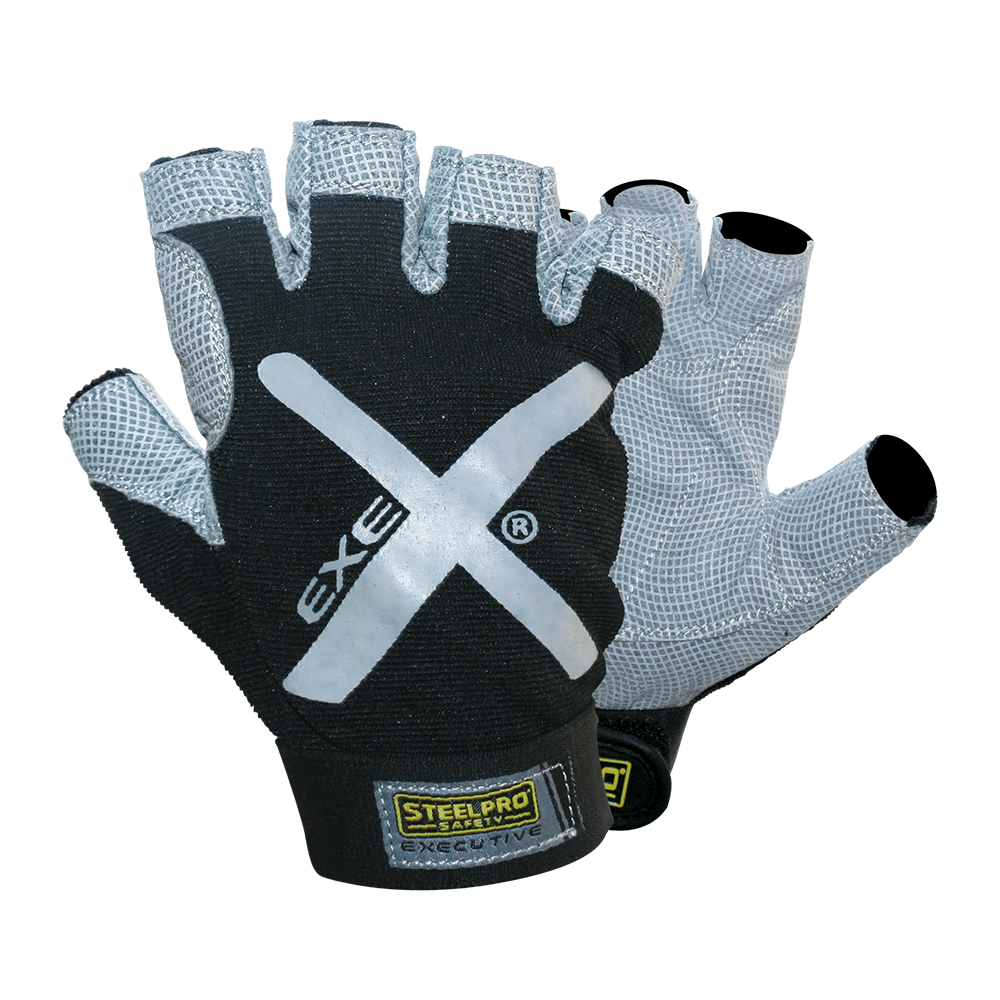GUANTE STEELPRO GRIS EXECUTIVE FINGERLESS - 1