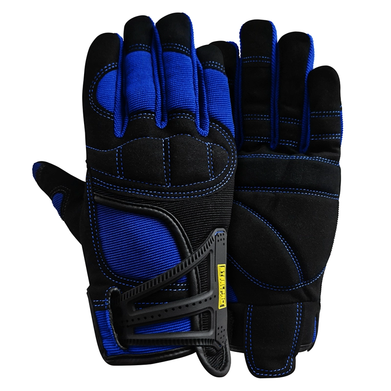 GUANTE STEELPRO AZUL ANTIVIBRACIÓN - 1